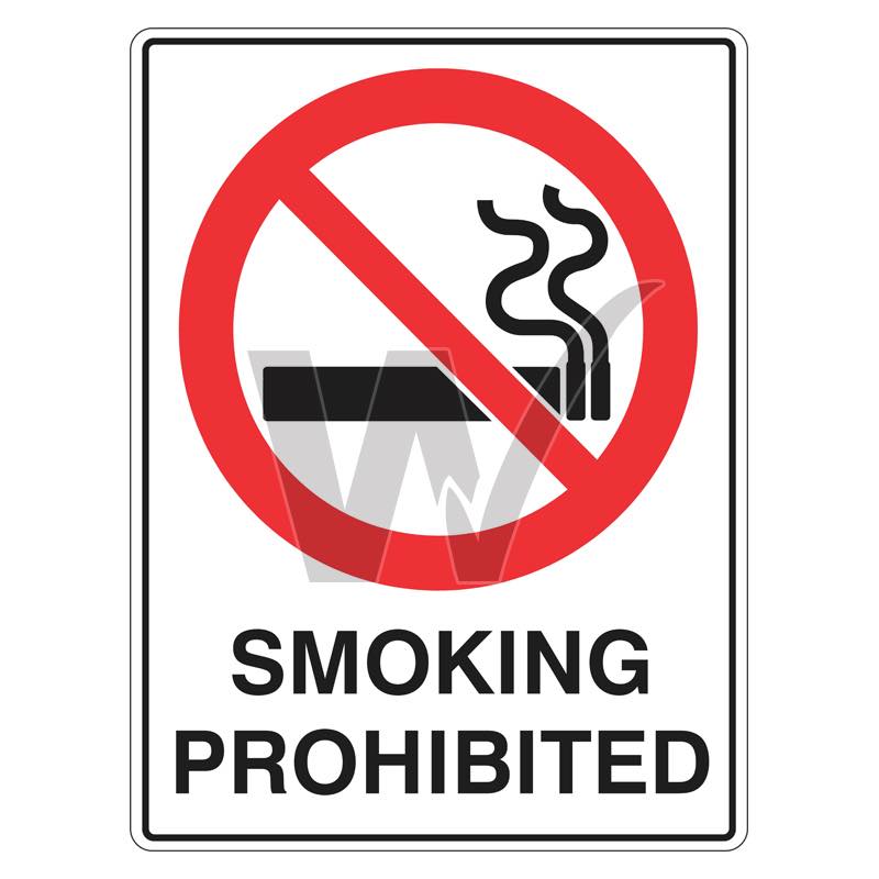 Prohibition Sign - Smoking Prohibited