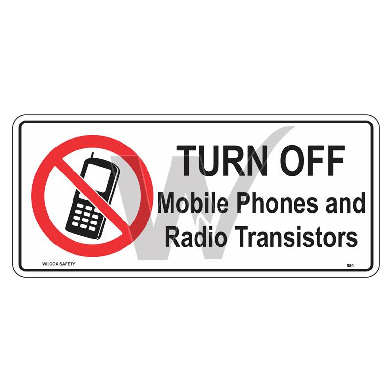 Prohibition Sign - Turn Off Mobile Phones And Radio Transistors