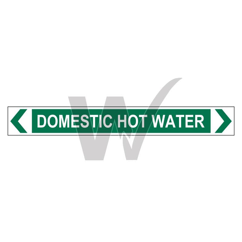 Pipe Marker - Domestic Hot Water