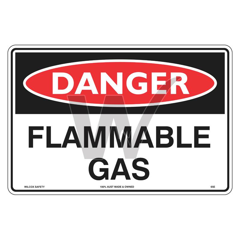 Danger Sign - Flammable Gas