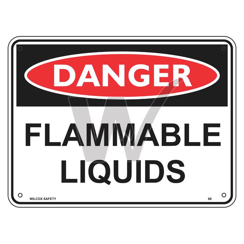 Danger Sign - Flammable Liquids