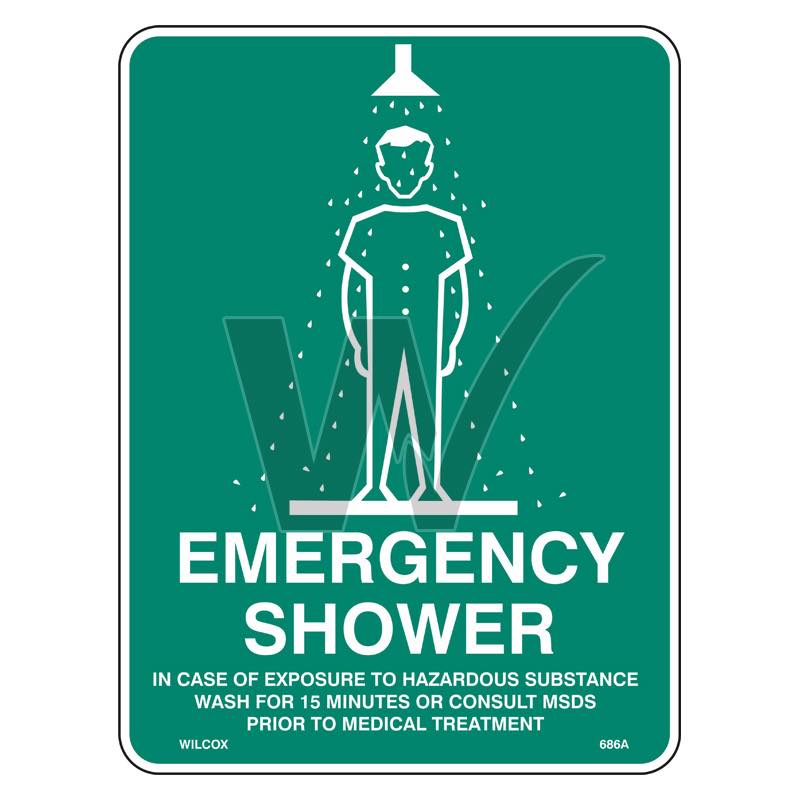 Emergency Sign - Emergency Shower