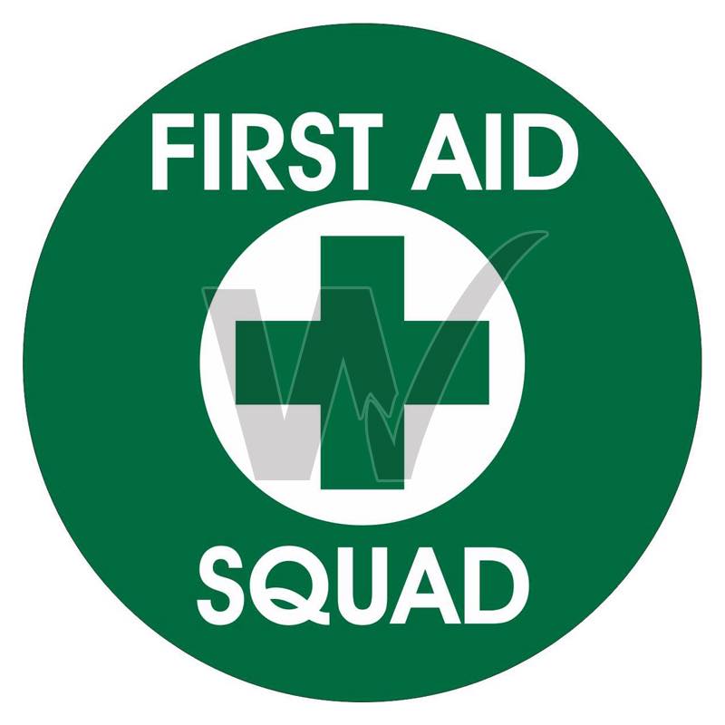 Emergency Sign - First Aid Squad Disc