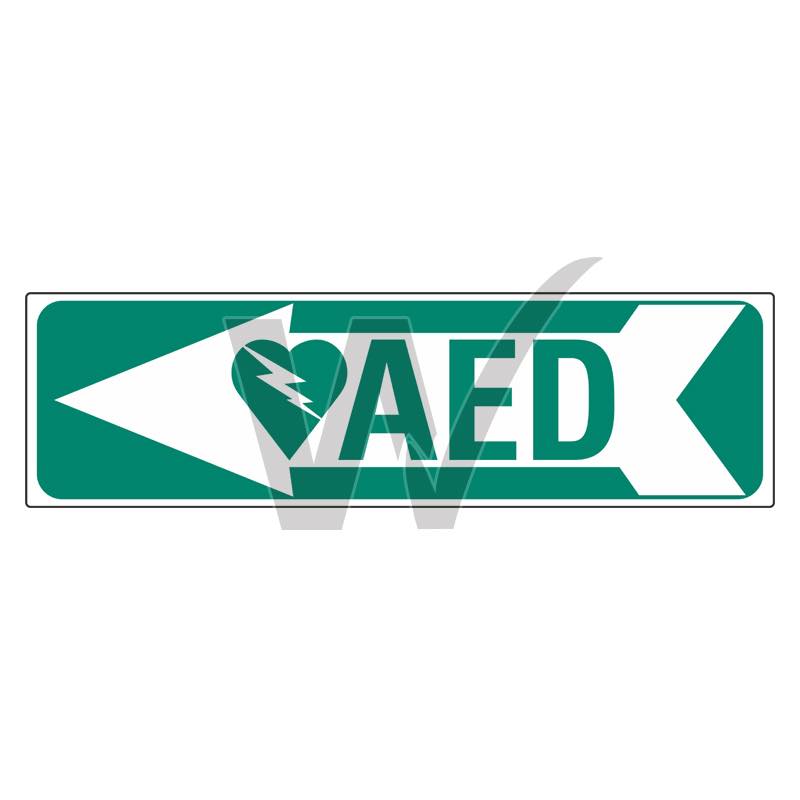 Emergency Sign - AED