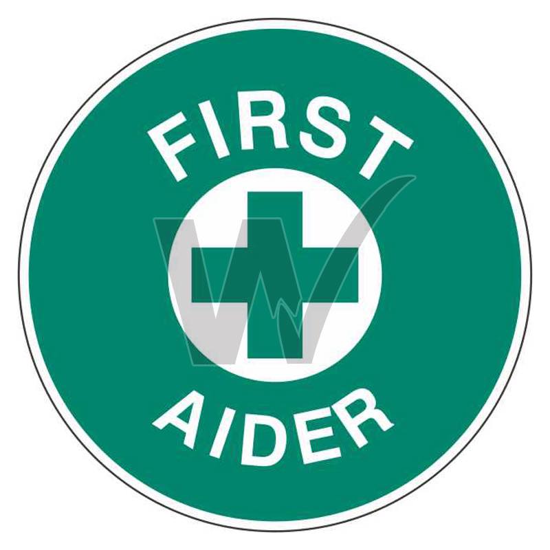 Emergency Sign - First Aider Disc