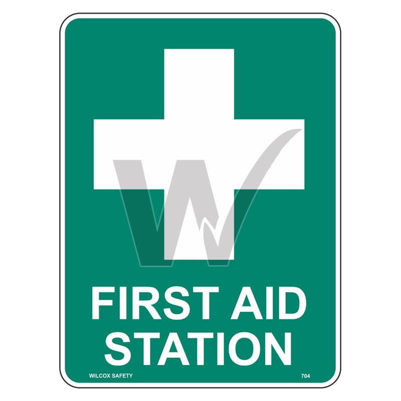Emergency Sign - First Aid Station