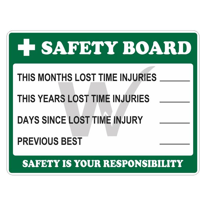 Emergency Sign - Safety Board