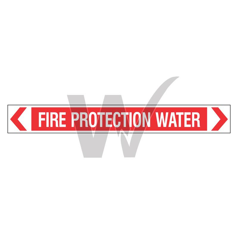 Pipe Marker - Fire Protection Water