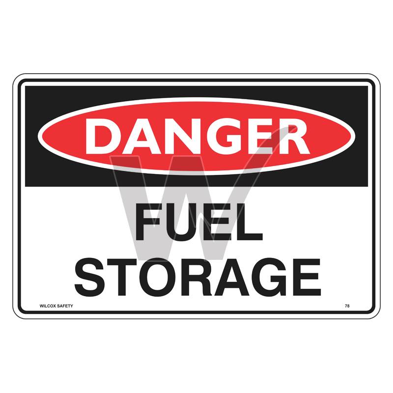 Danger Sign - Fuel Storage