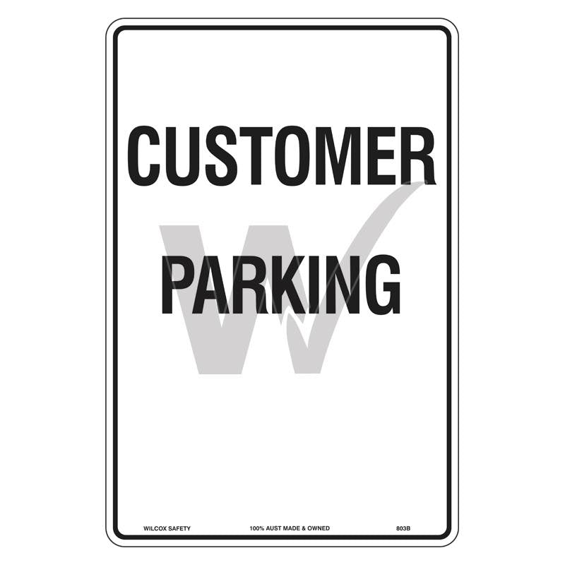 Car Park Sign - Customer Parking