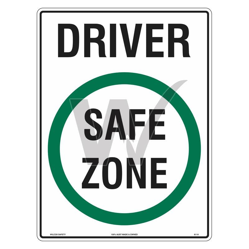 Car Park Sign - Driver Safe Zone