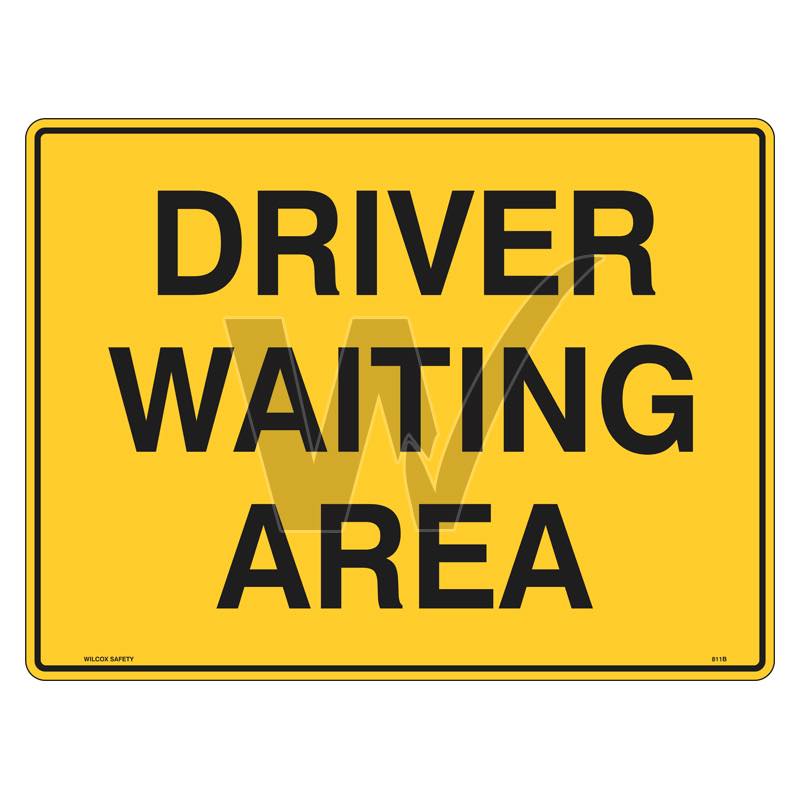 Car Park Sign - Driver Waiting Area
