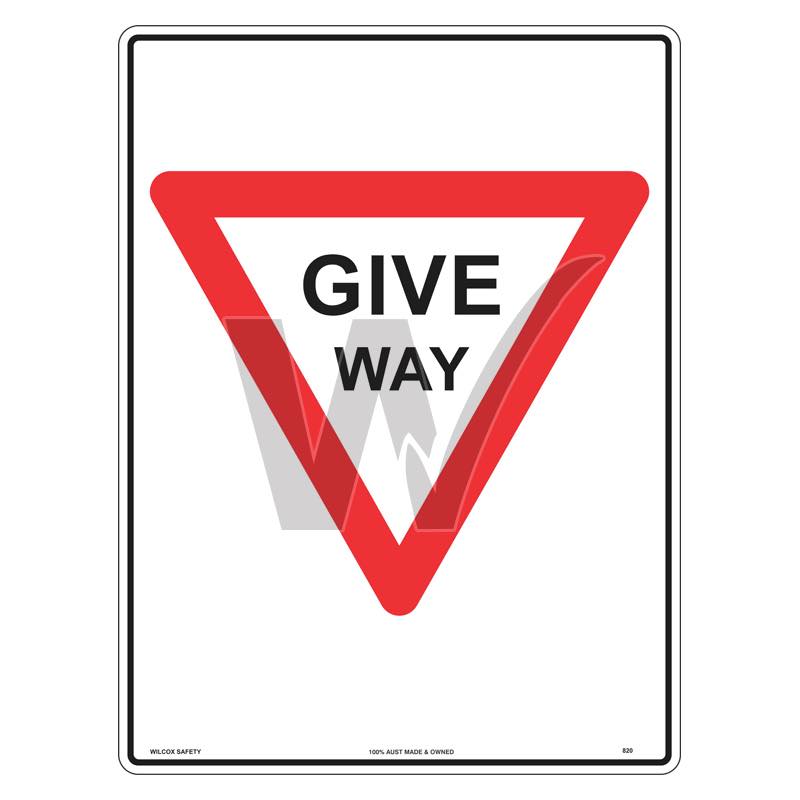 Car Park Sign - Give Way