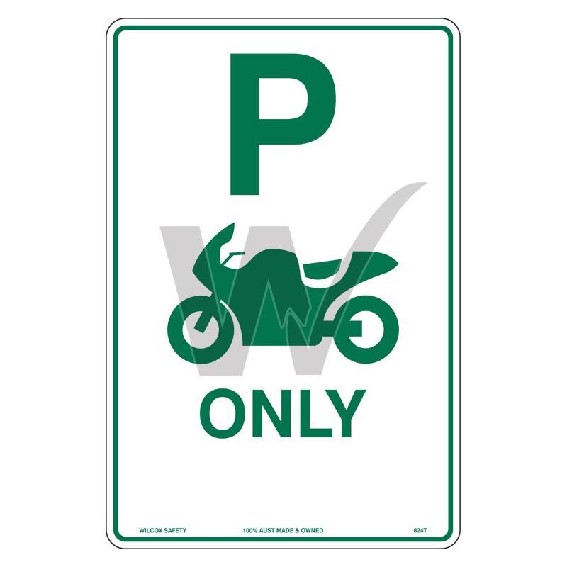 Car Park Sign - Motorbike Parking Only