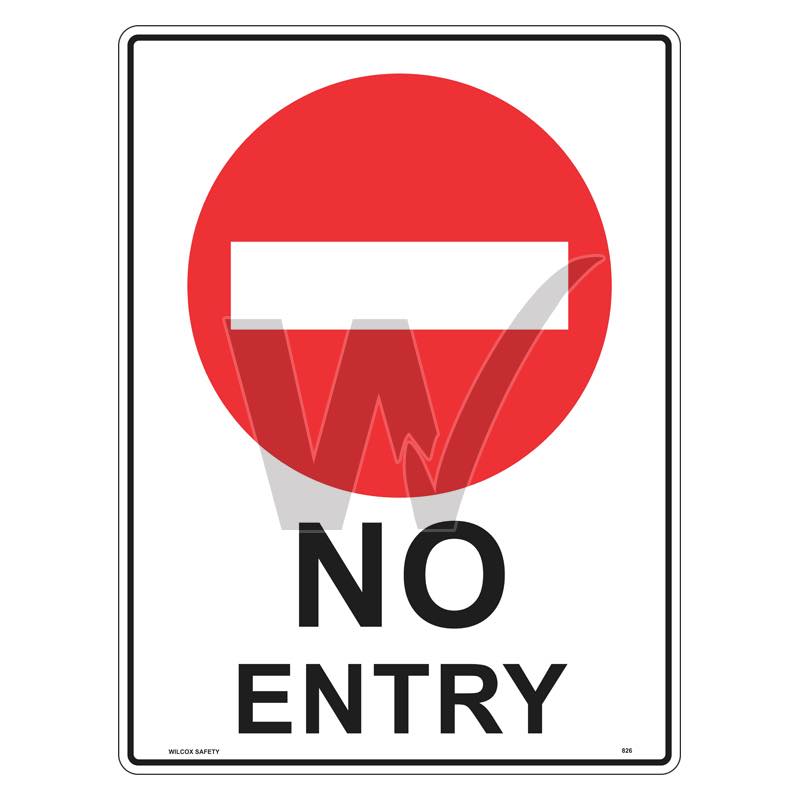 Car Park Sign - No Entry