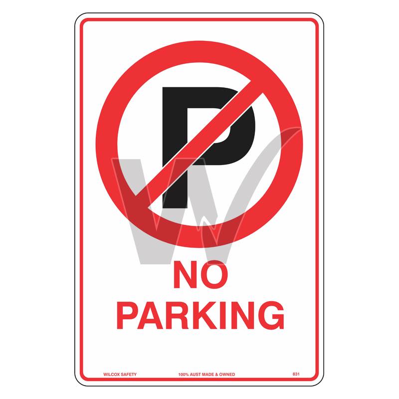 Car Park Sign - No Parking