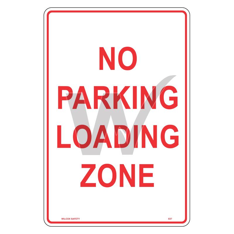 Car Park Sign - No Parking Loading Zone