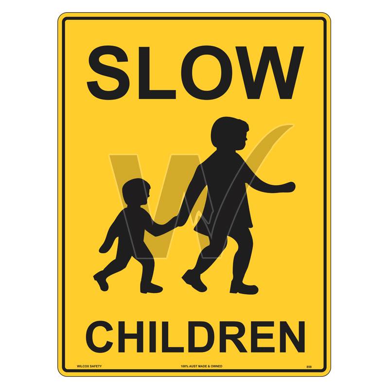 Car Park Sign - Slow Children