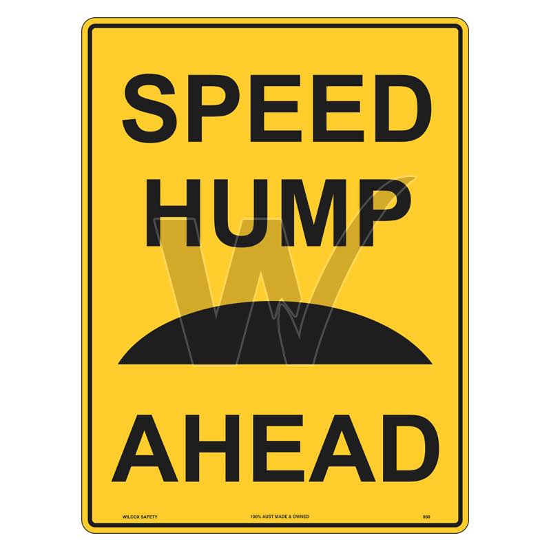Car Park Sign - Speed Hump Ahead