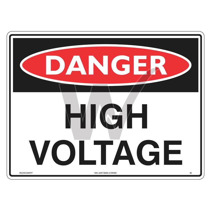 Danger Sign - High Voltage