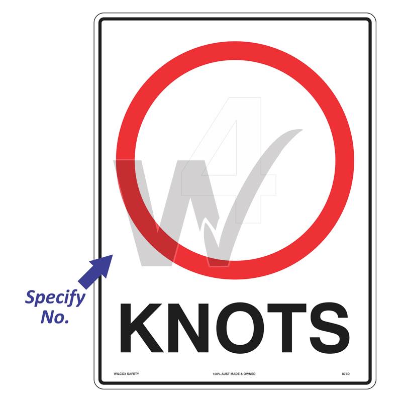 Car Park Sign - __ Knots