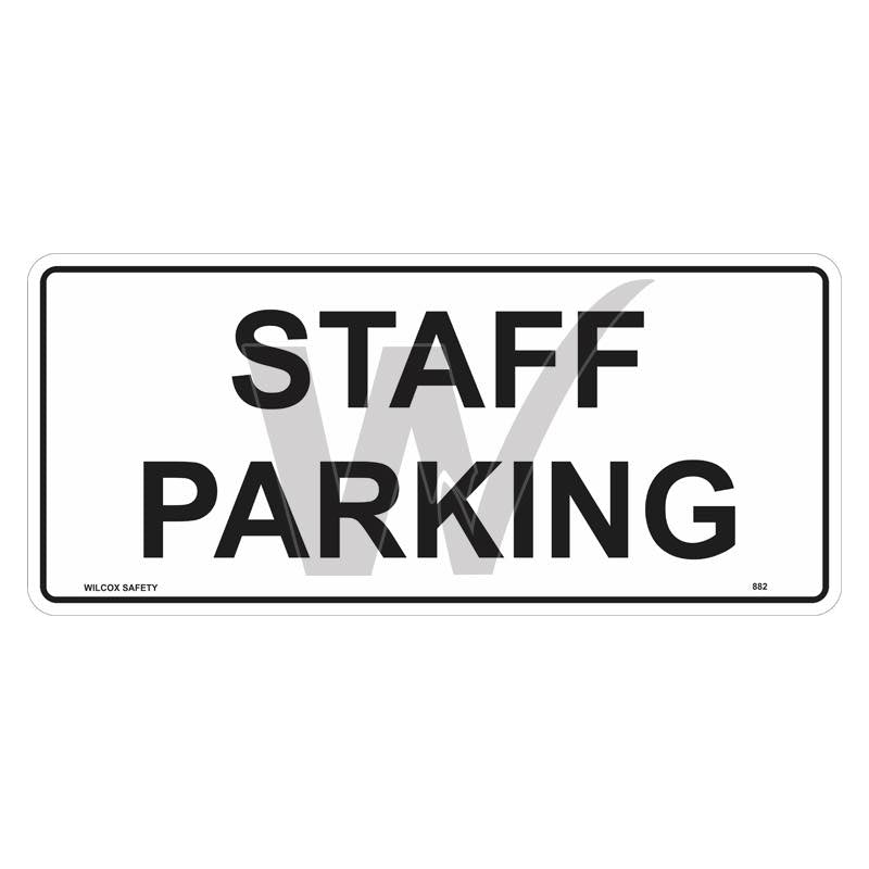 Car Park Sign - Staff Parking