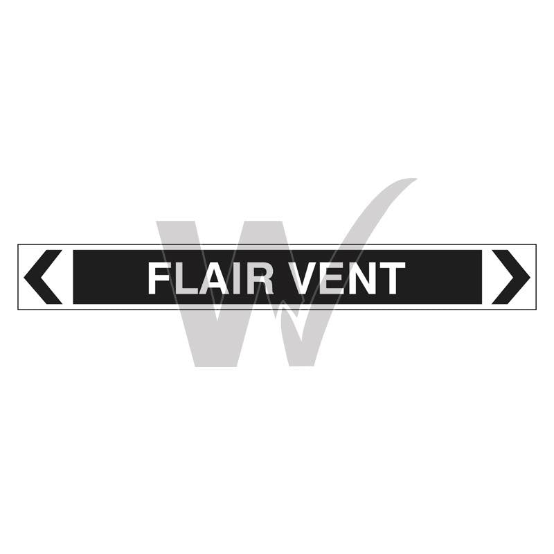 Pipe Marker - Flair Vent
