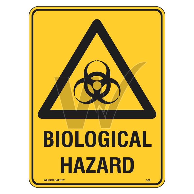 Warning Sign - Biological Hazard