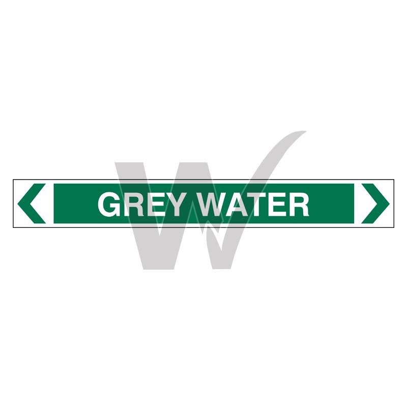 Pipe Marker - Grey Water