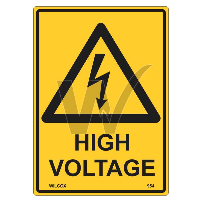 Warning Sign - High Voltage