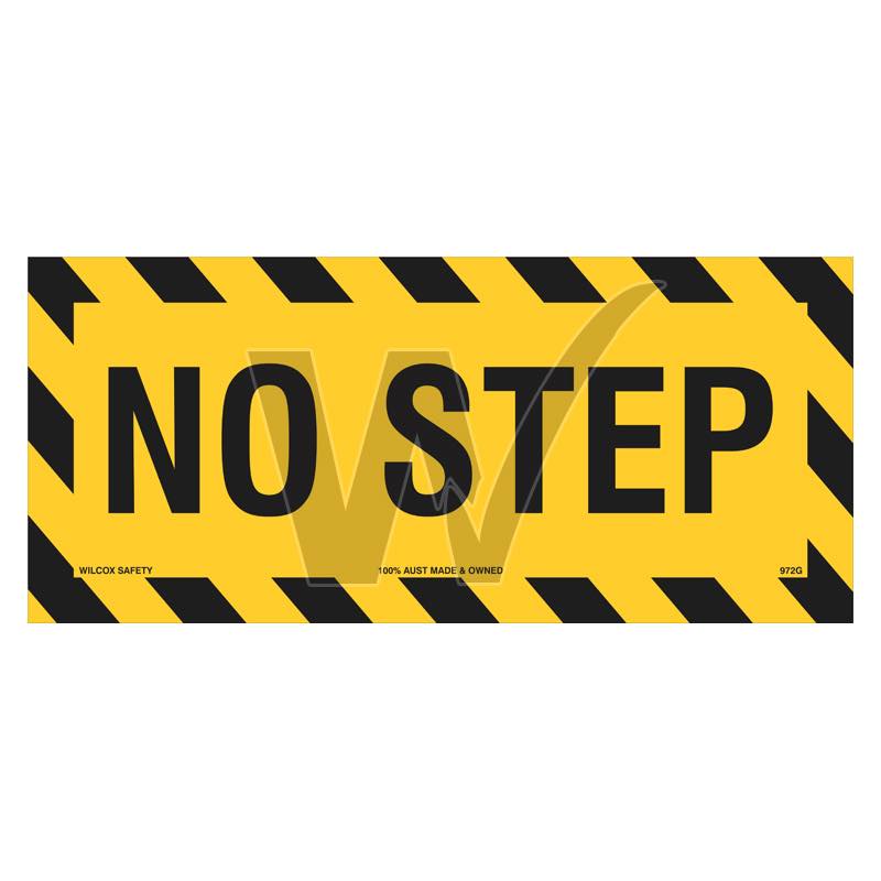Warning Sign - No Step