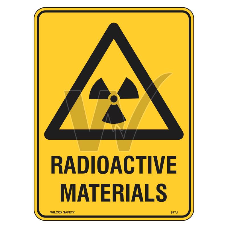Warning Sign - Radioactive Materials