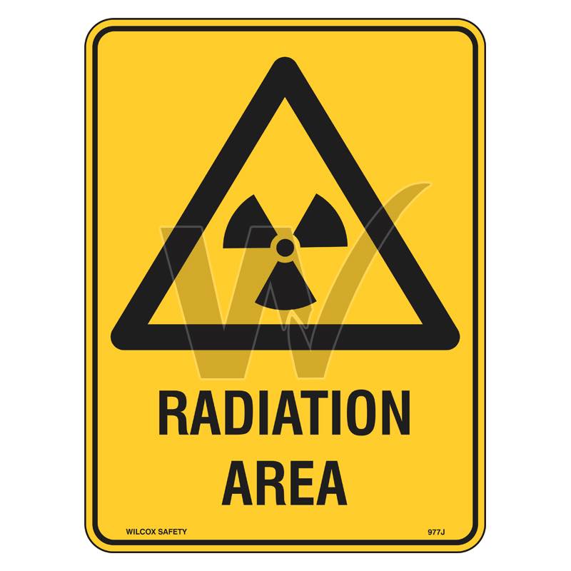 Warning Sign - Radiation Area