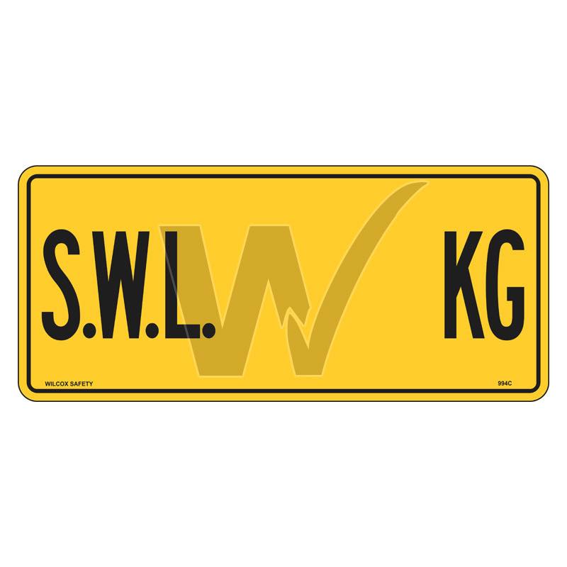 Warning Sign - S.W.L. __ KG