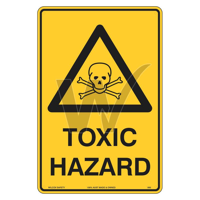 Warning Sign - Toxic Hazard