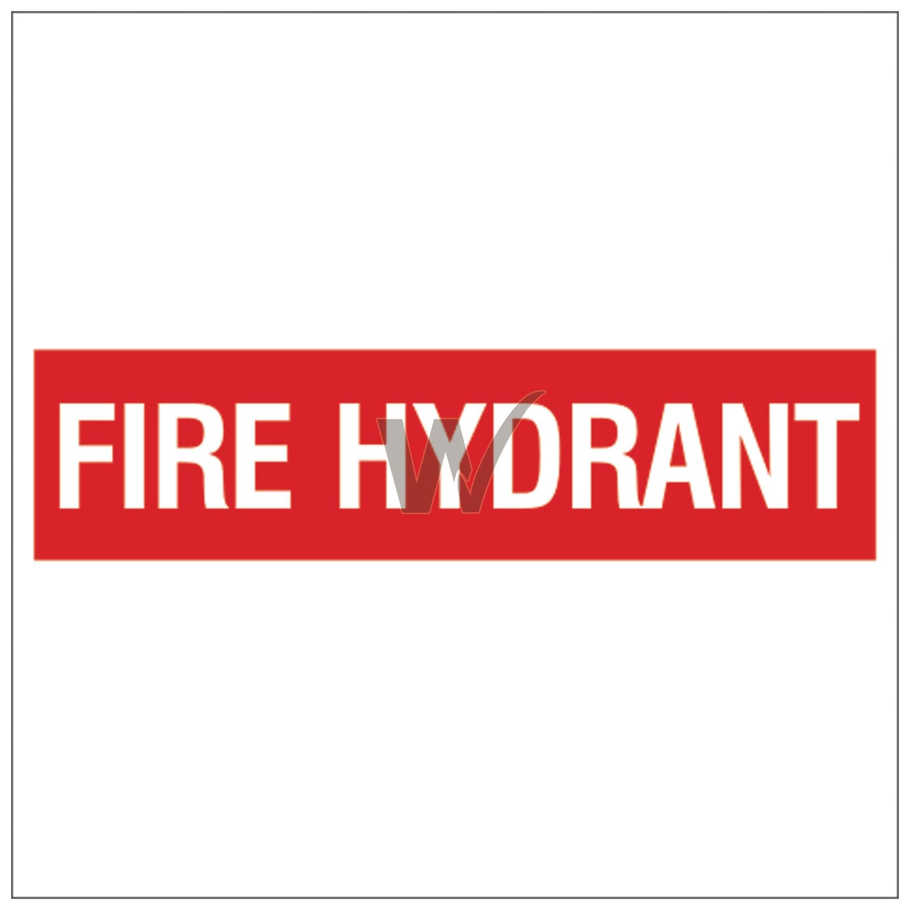 Fire Door Sign - Fire Hydrant