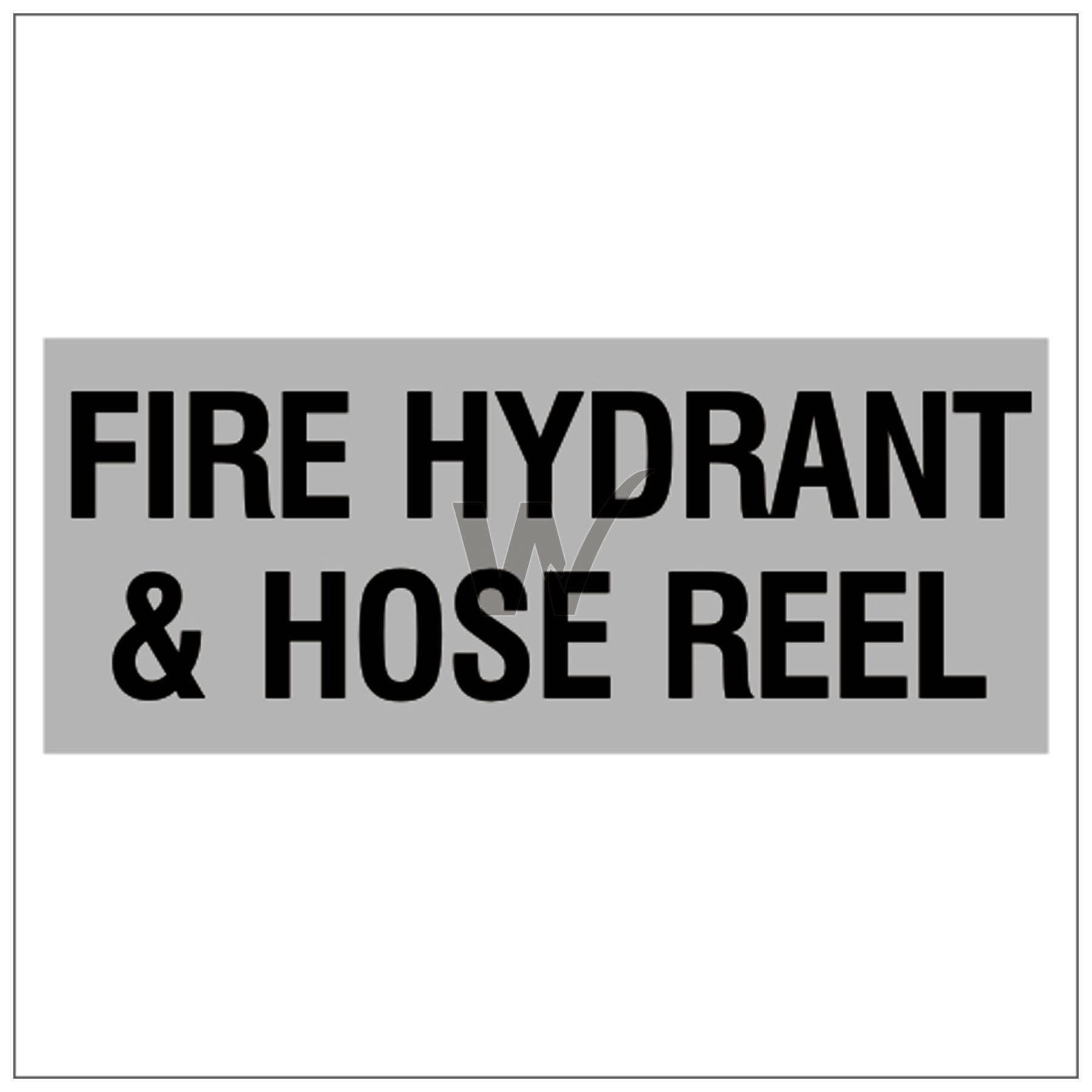 Fire Door Sign - Fire Hydrant & Hose Reel