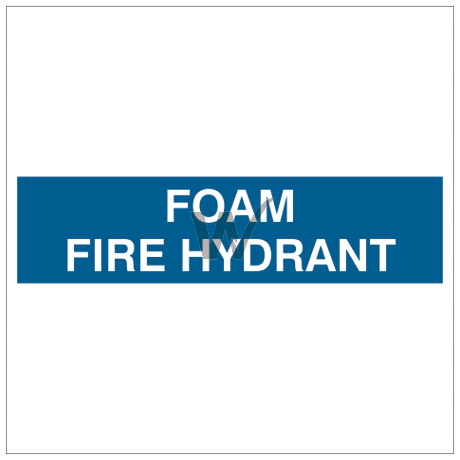 Fire Door Sign - Foam Fire Hydrant