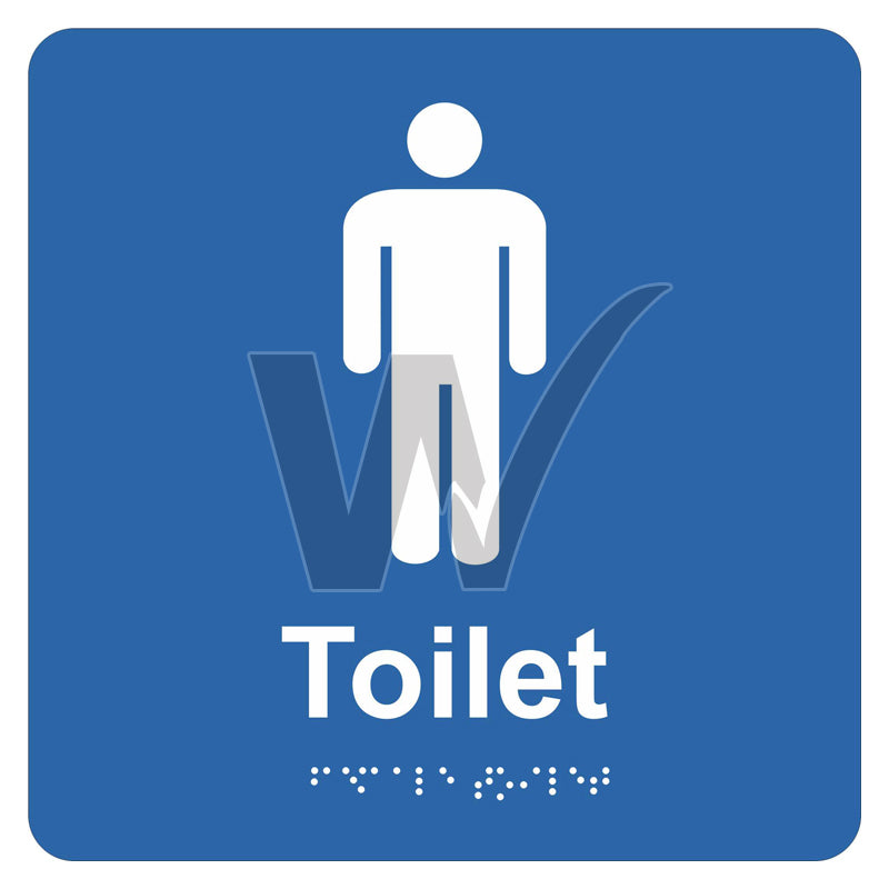 Braille Sign - Mens Toilet