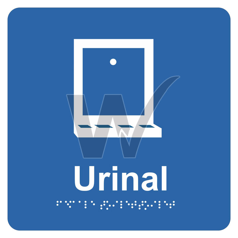 Braille Sign - Urinal