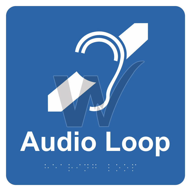 Braille Sign - Audio Loop
