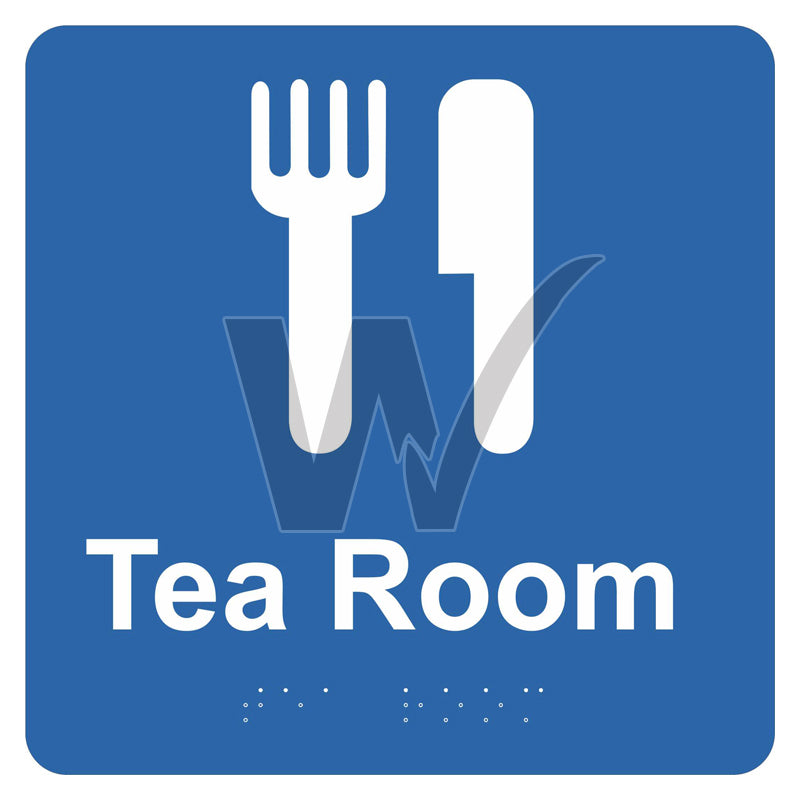 Braille Sign - Tea Room