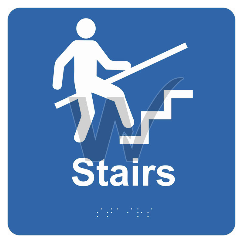 Braille Sign - Stairs