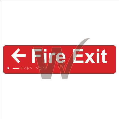 Braille Sign - Fire Exit