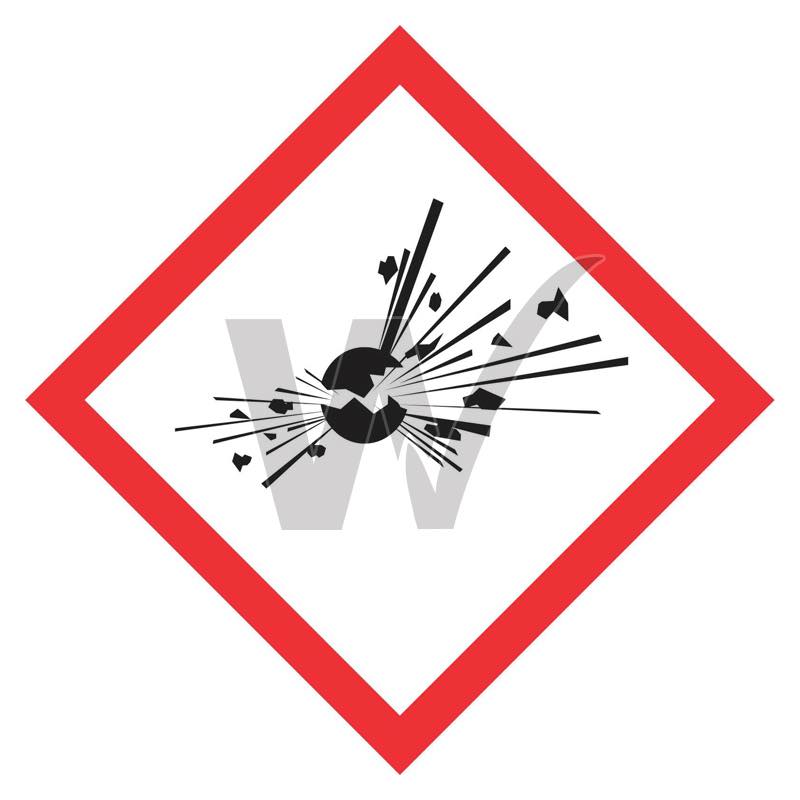 Hazchem GHS Sign - Explosive