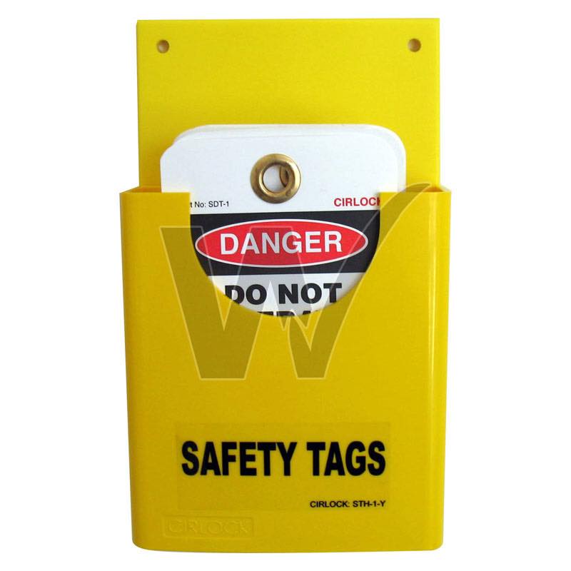 Heavy Duty Safety Tag Holder - 1 Tag