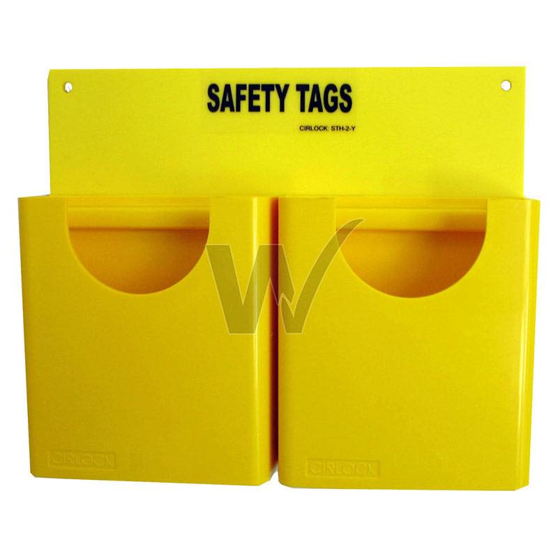 Heavy Duty Safety Tag Holder - 2 Tags