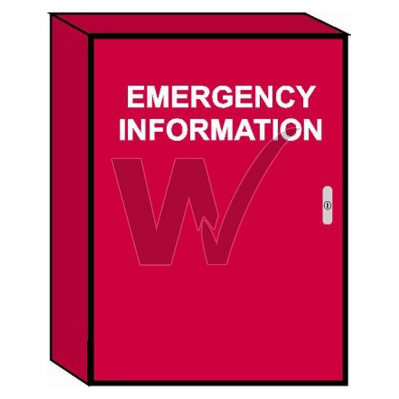 Emergency Information Cabinet (Large)