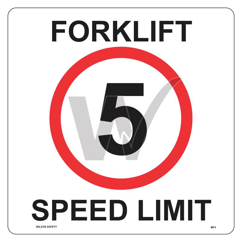 Floor Sign - Forklift Speed Limit