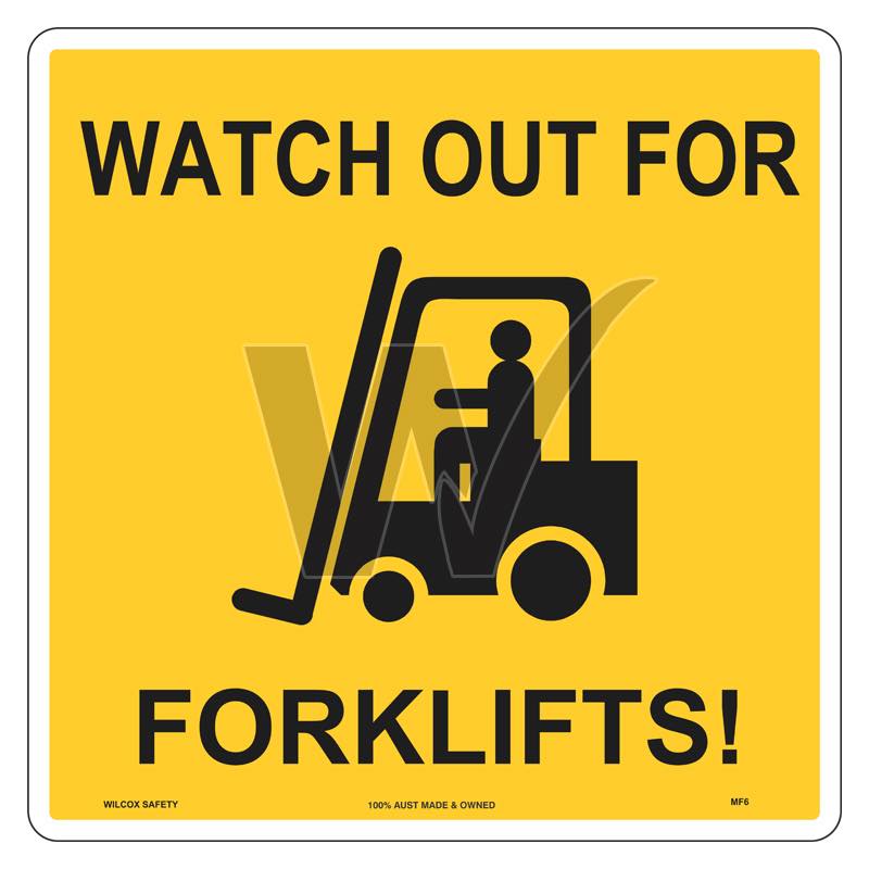 Floor Sign - Watch Out For Forklifts